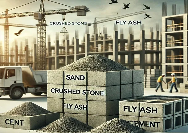 Z jakých materiálů jsou betonové cihly vyrobeny?